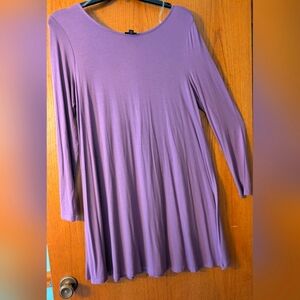 a.n.a Lavender Long Sleeve Top Size large
